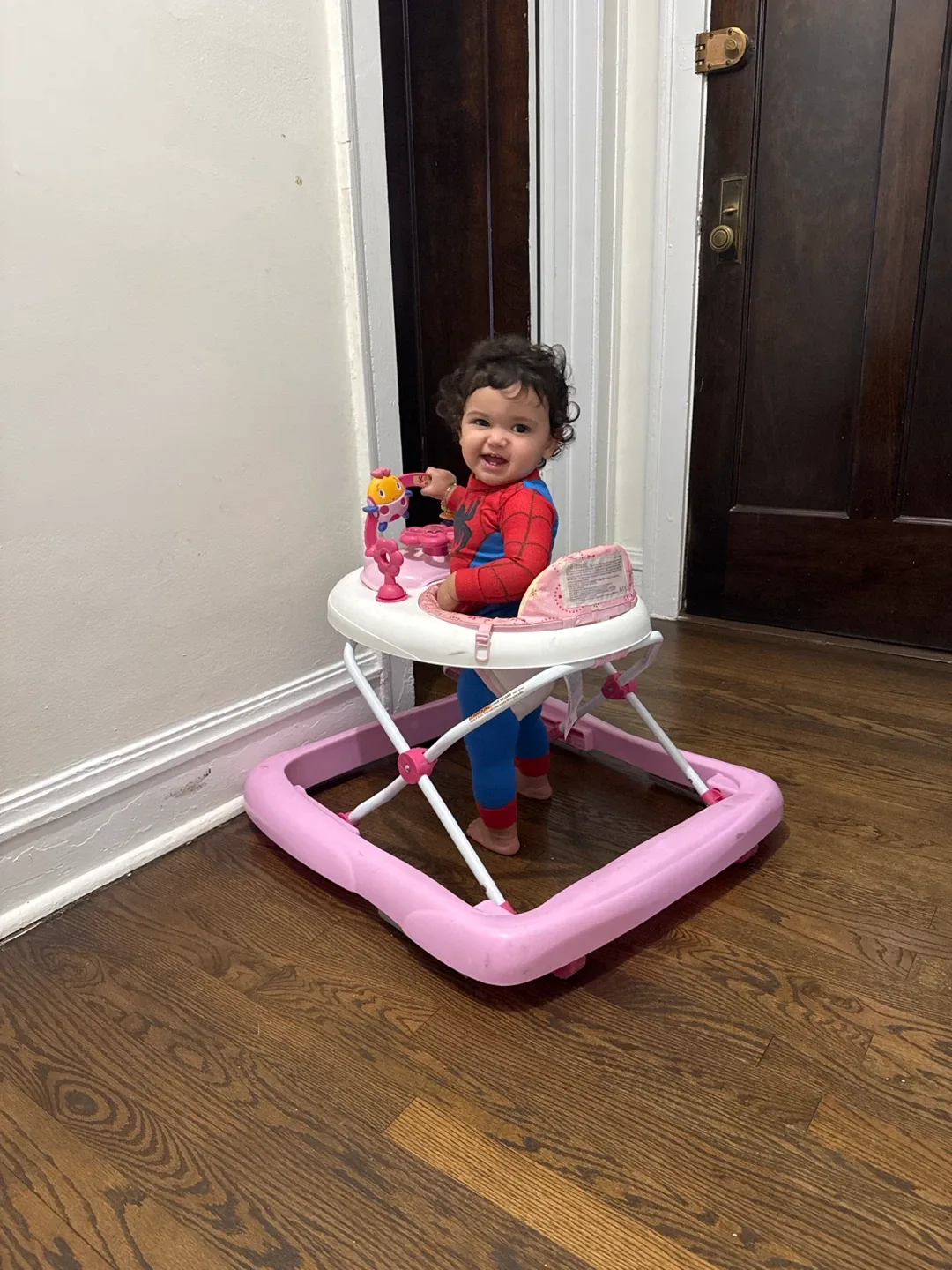 Pink Baby Walker