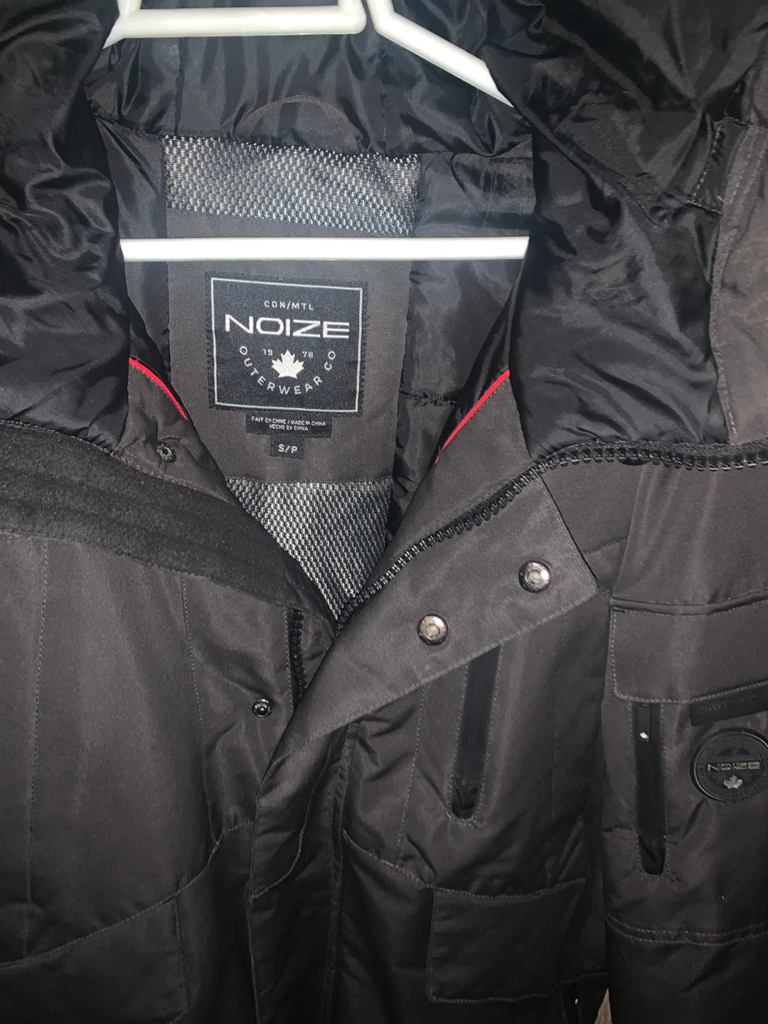 NOIZE Outerwear Winter Jacket - Black - Size S/P - photo 2