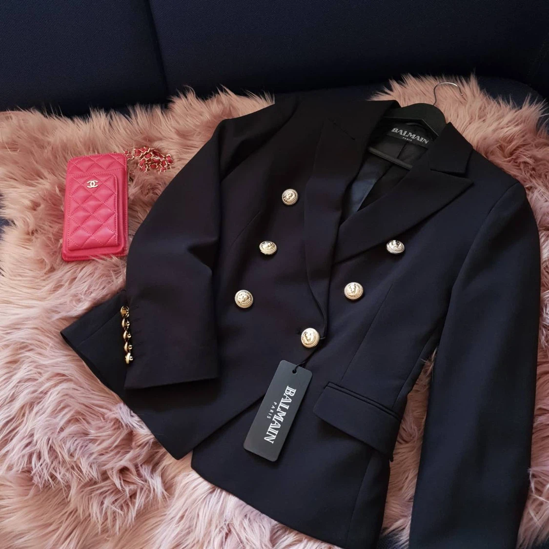 Balmain Double-Breasted Blazer size XL