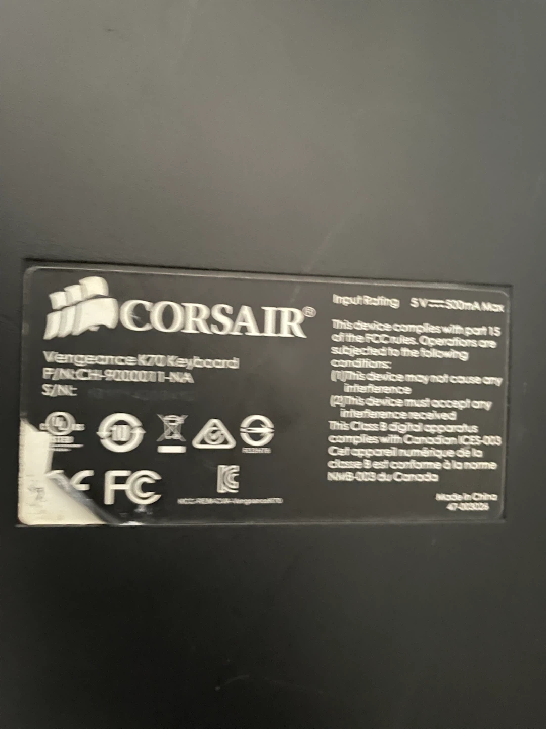 Corsair Vengeance K70 Mechanical Keyboard - photo 4