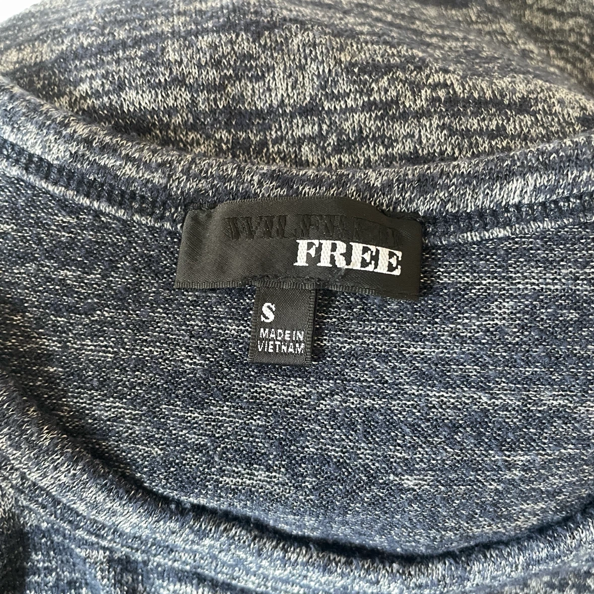 Aritzia Wilfred Free Heathered Navy Dress Size Small - photo 5