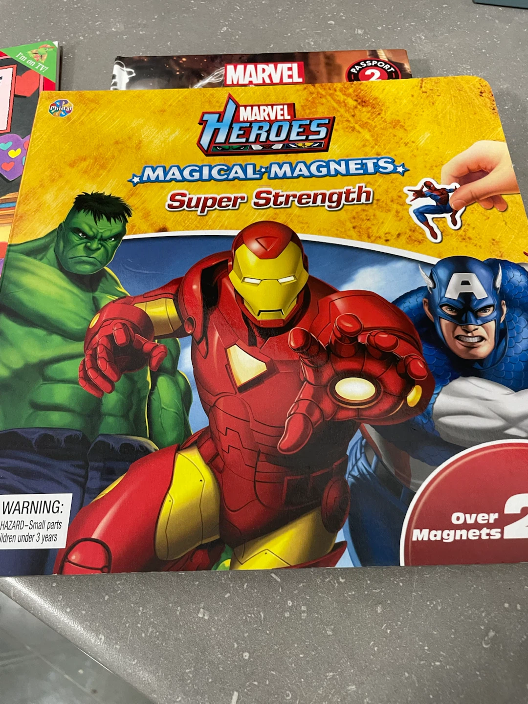 Marvel Heroes Magical Magnets Super Strength Book