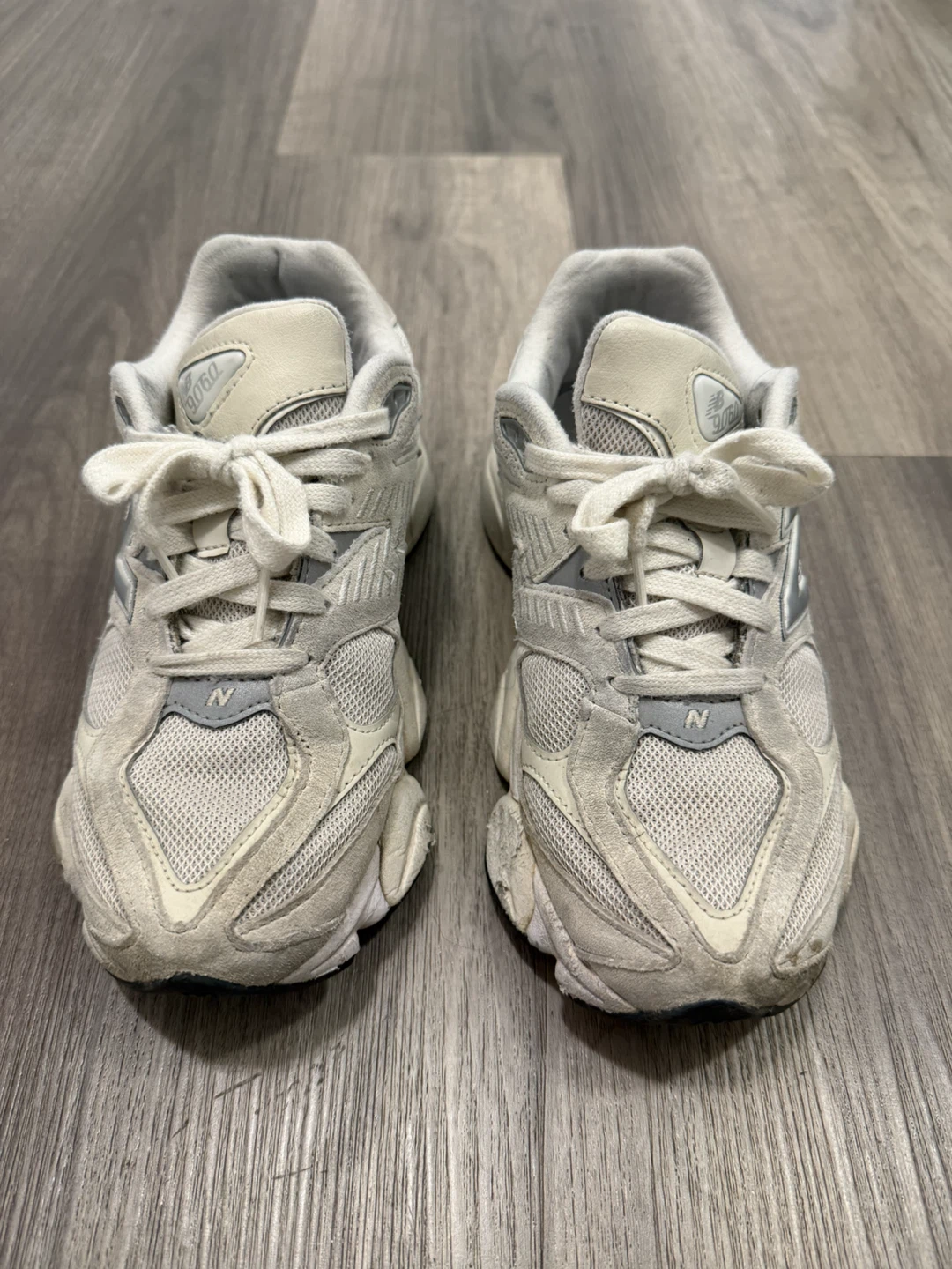 New Balance 9060 Off-White Sneakers - photo 2