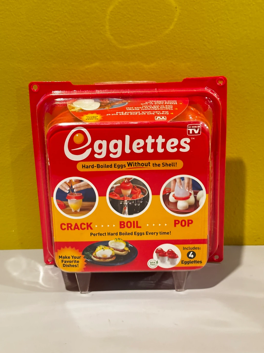 Egglettes Hard-Boiled Egg Cooker 4-Pack