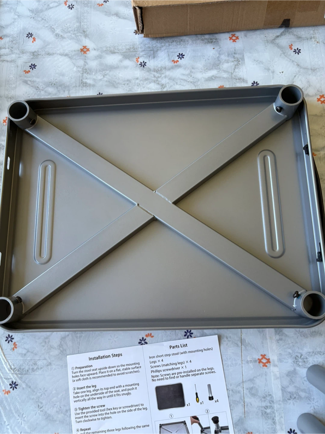 New Heavy Duty Metal Step Stool – Non-Slip - photo 4