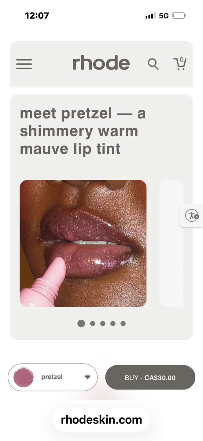 Rhode Peptide Lip Tint - Pretzel - photo 4