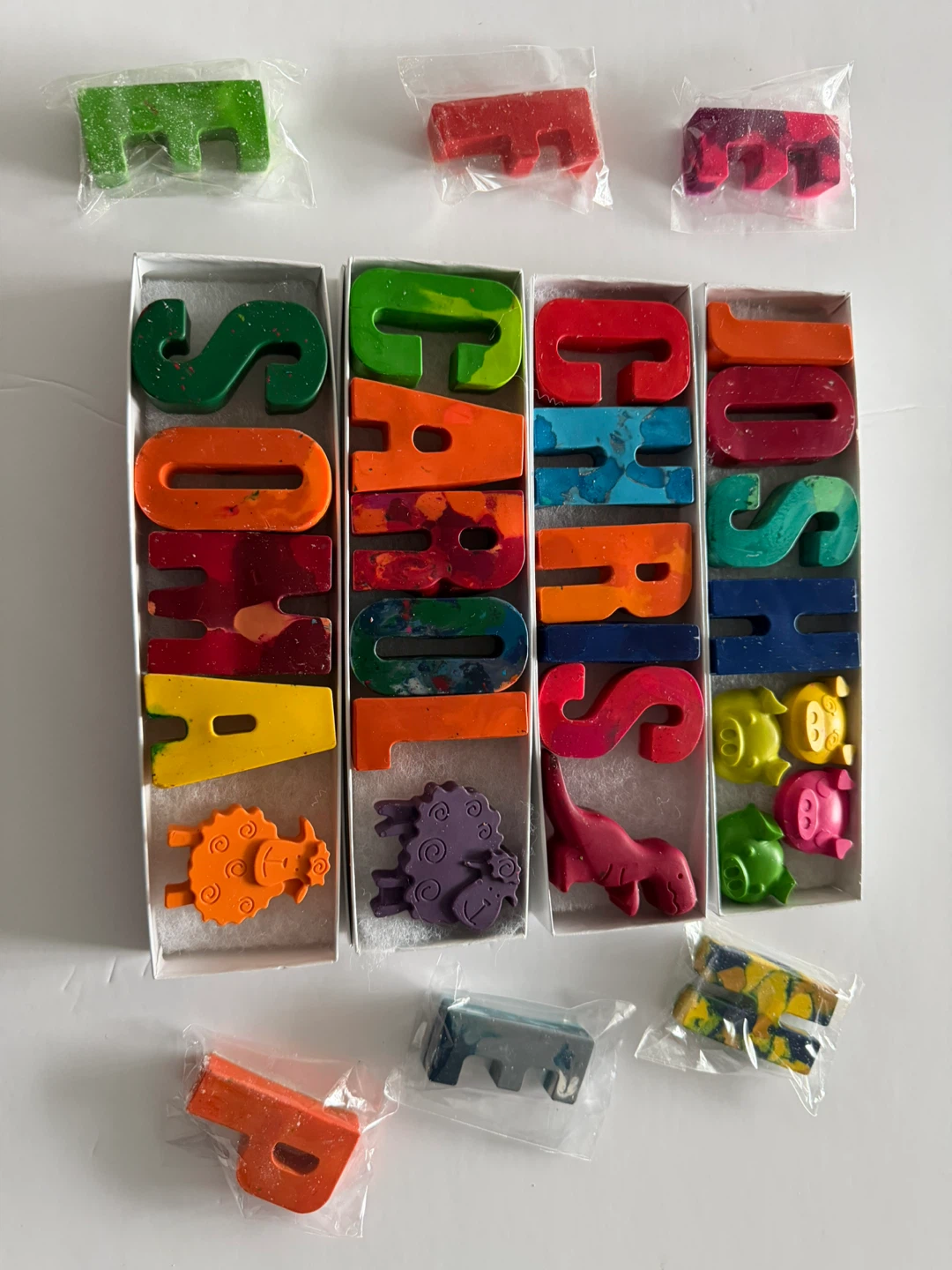Custom Name Letter Crayons