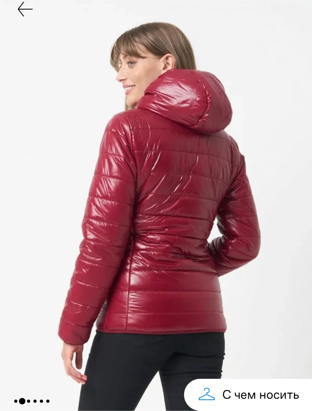 Bench Ladies Burgundy Red Puffer Jacket / medium-large - photo 2