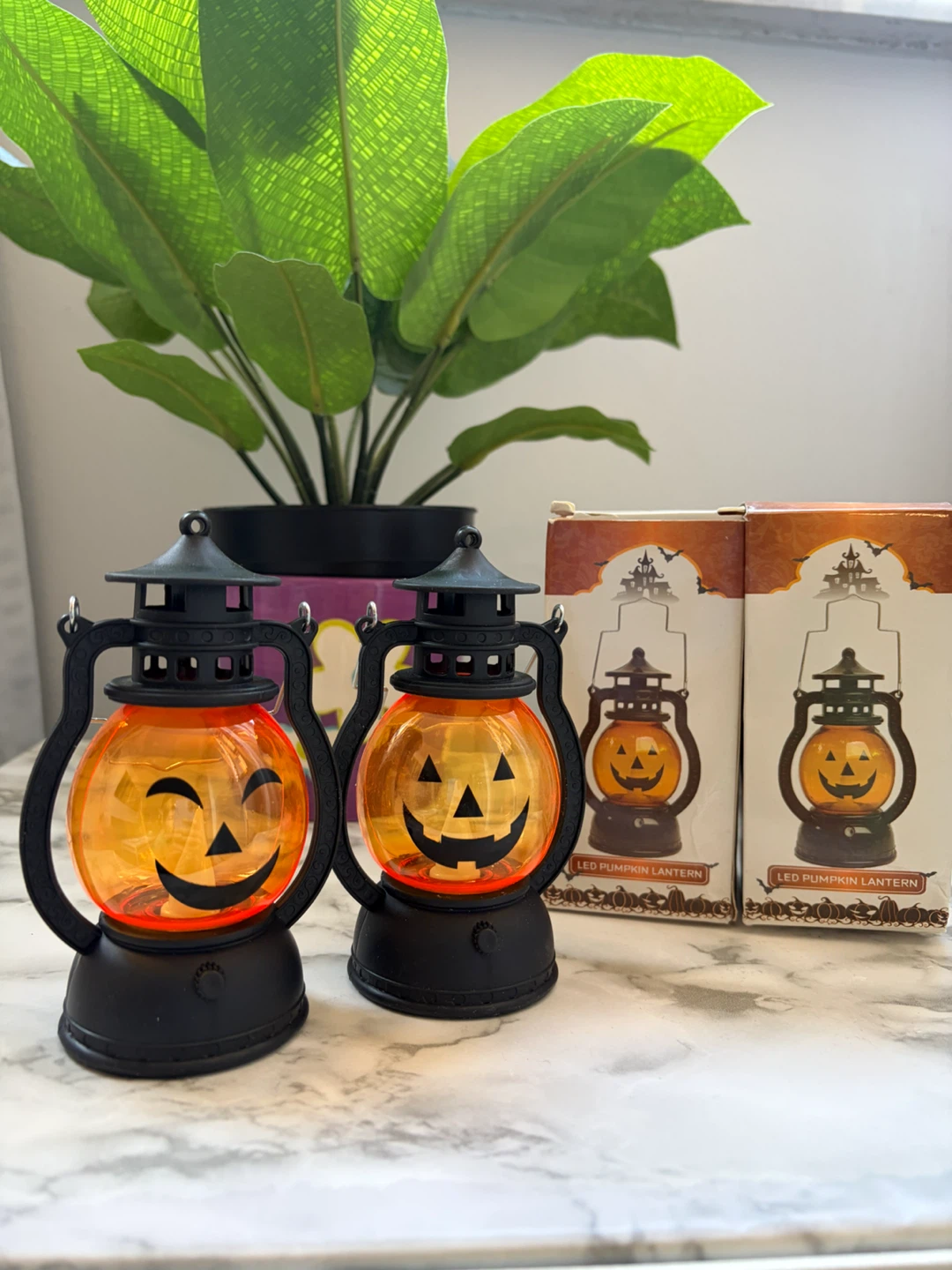 Two LED Pumpkin Lanterns - photo 2