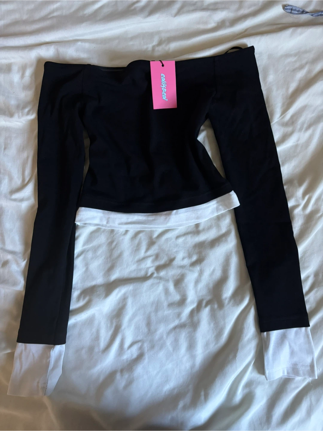 Edikted Off-Shoulder Long Sleeve Top - photo 2