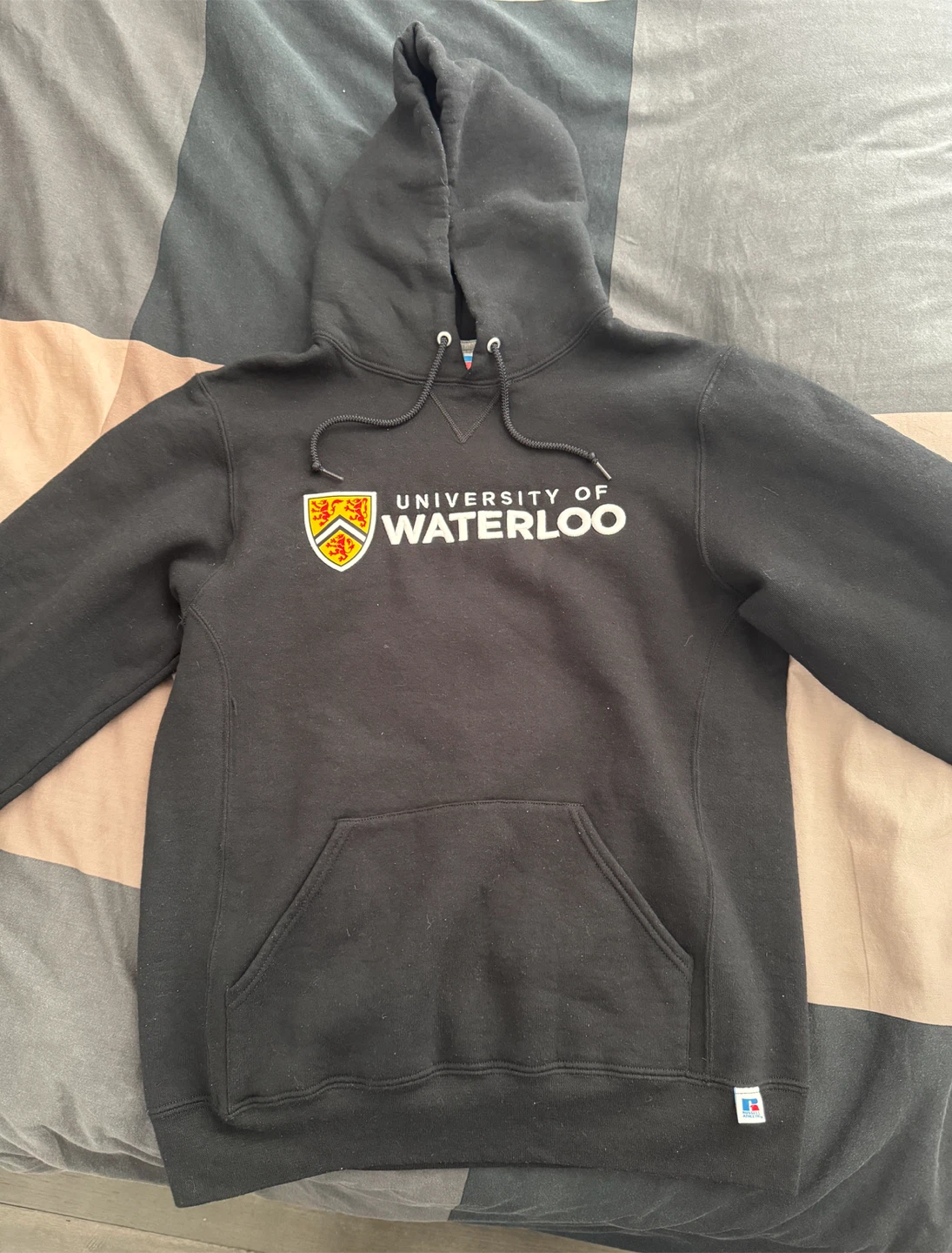 University of Waterloo Black Hoodie (Medium)