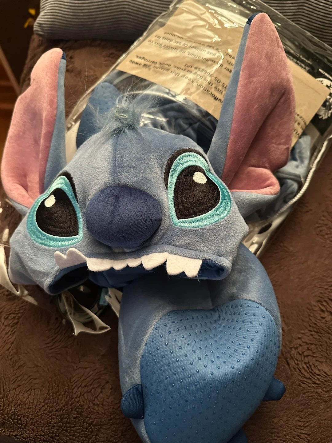 Disney Stitch Plush Jumpsuit Costume - photo 2