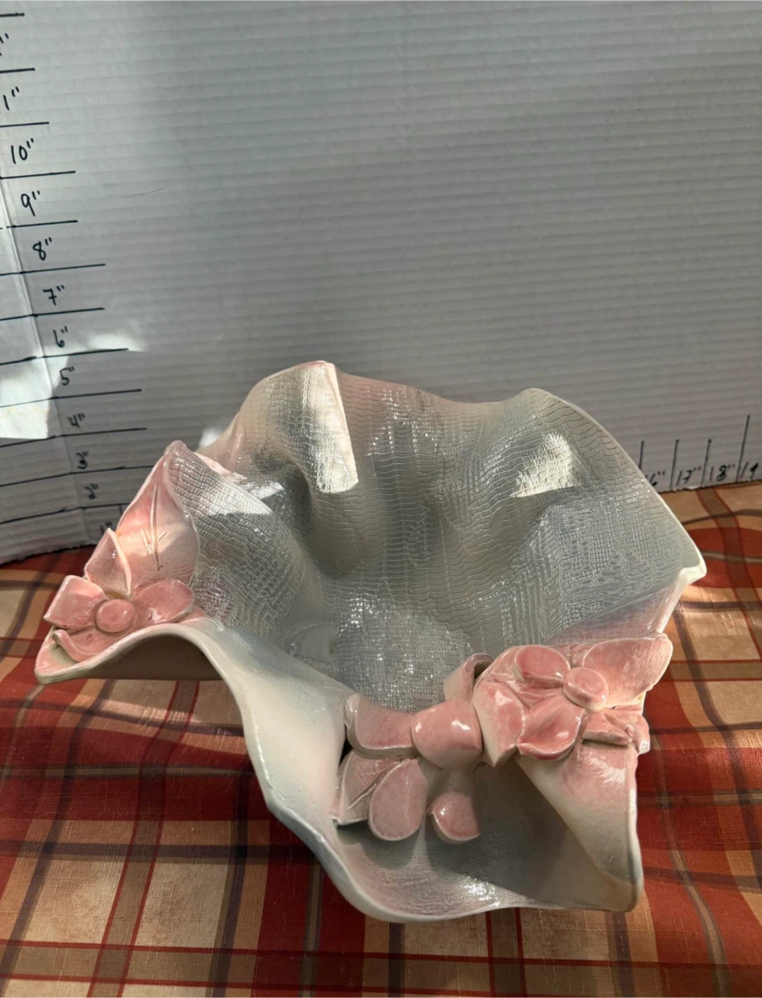 Ceramic flower bowl - photo 2