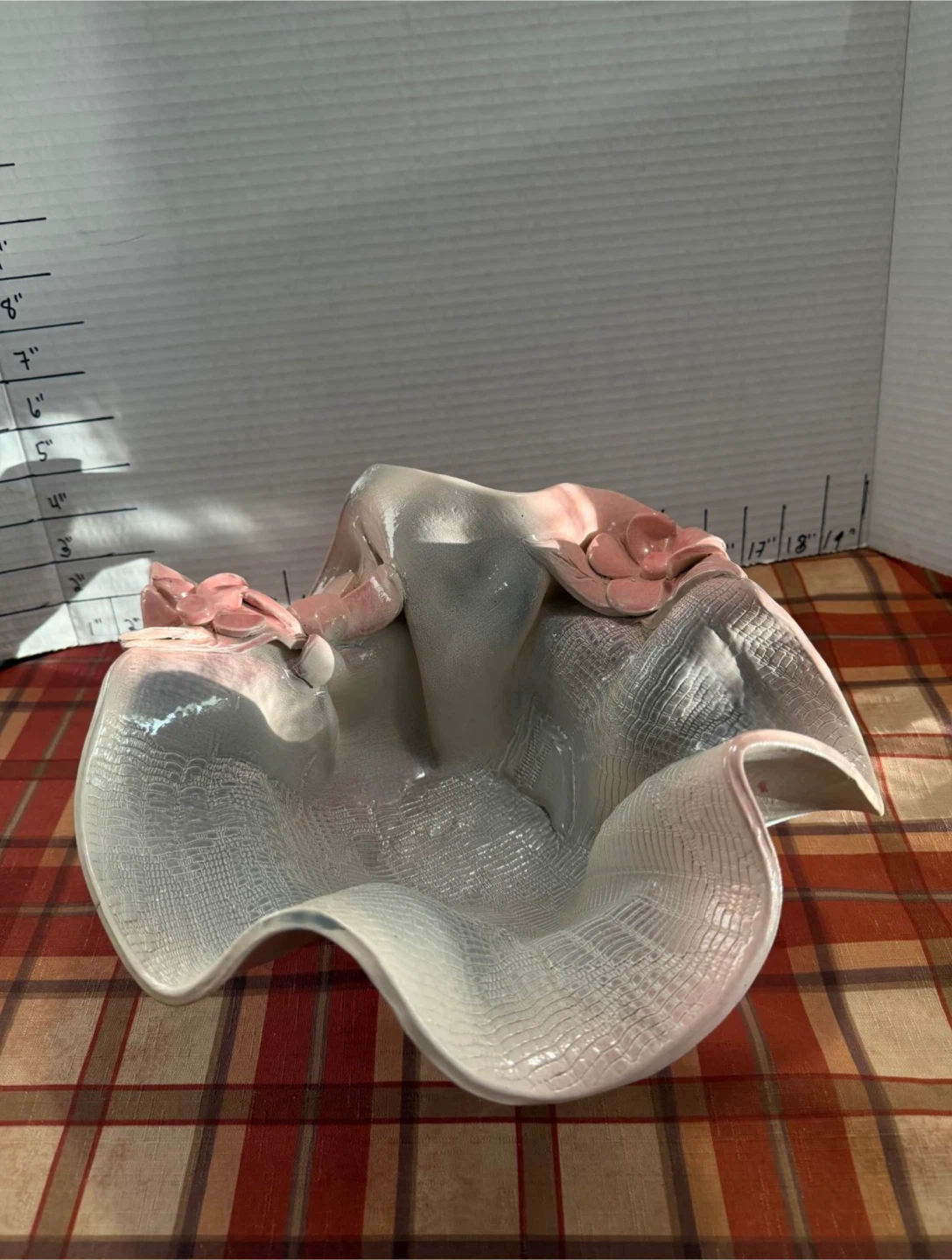 Ceramic flower bowl - photo 3