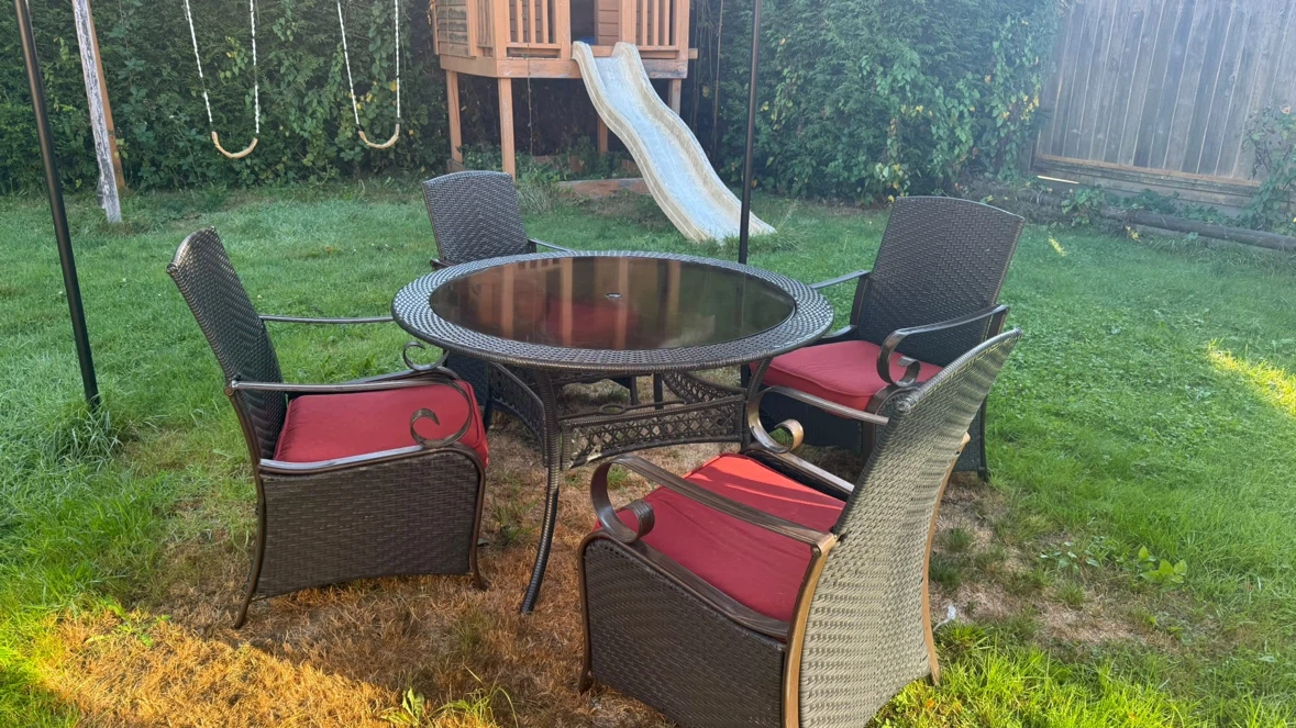 Outdoor Wicker Patio Dining Set
