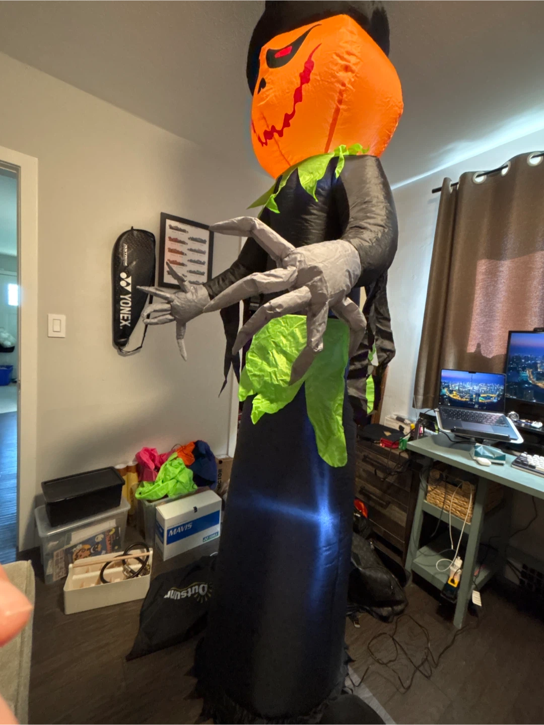 8ft Inflatable Halloween Pumpkin Figure - photo 2