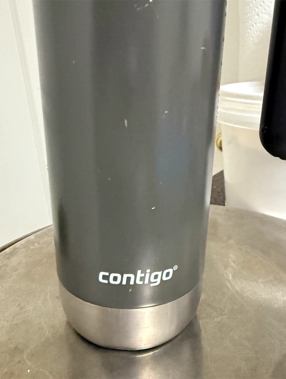 Contigo Grey Insulated Travel Mug-Used - photo 2