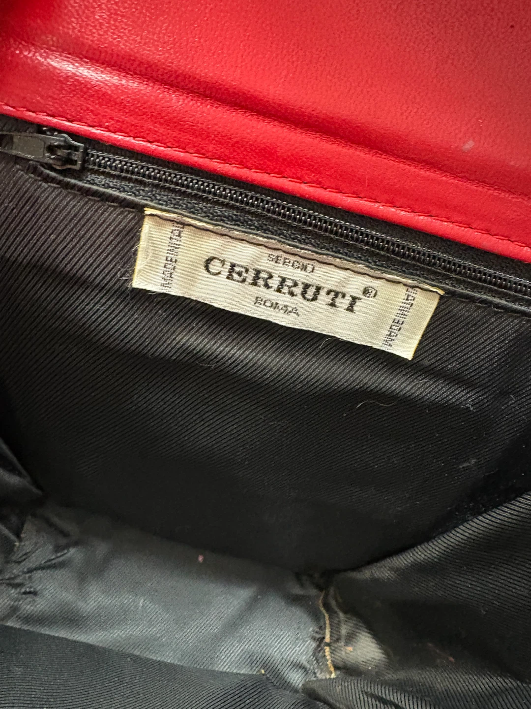 Sergio Cerruti Roma Red Leather Handbag - photo 4