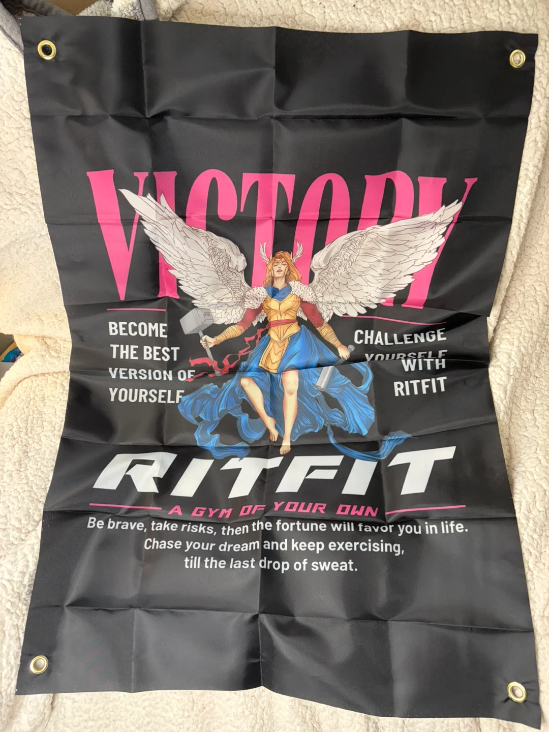 RitFit Motivational Wall Banner