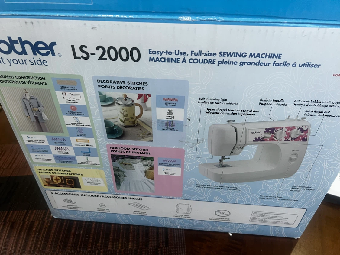 Brother LS-2000 Sewing Machine - photo 5