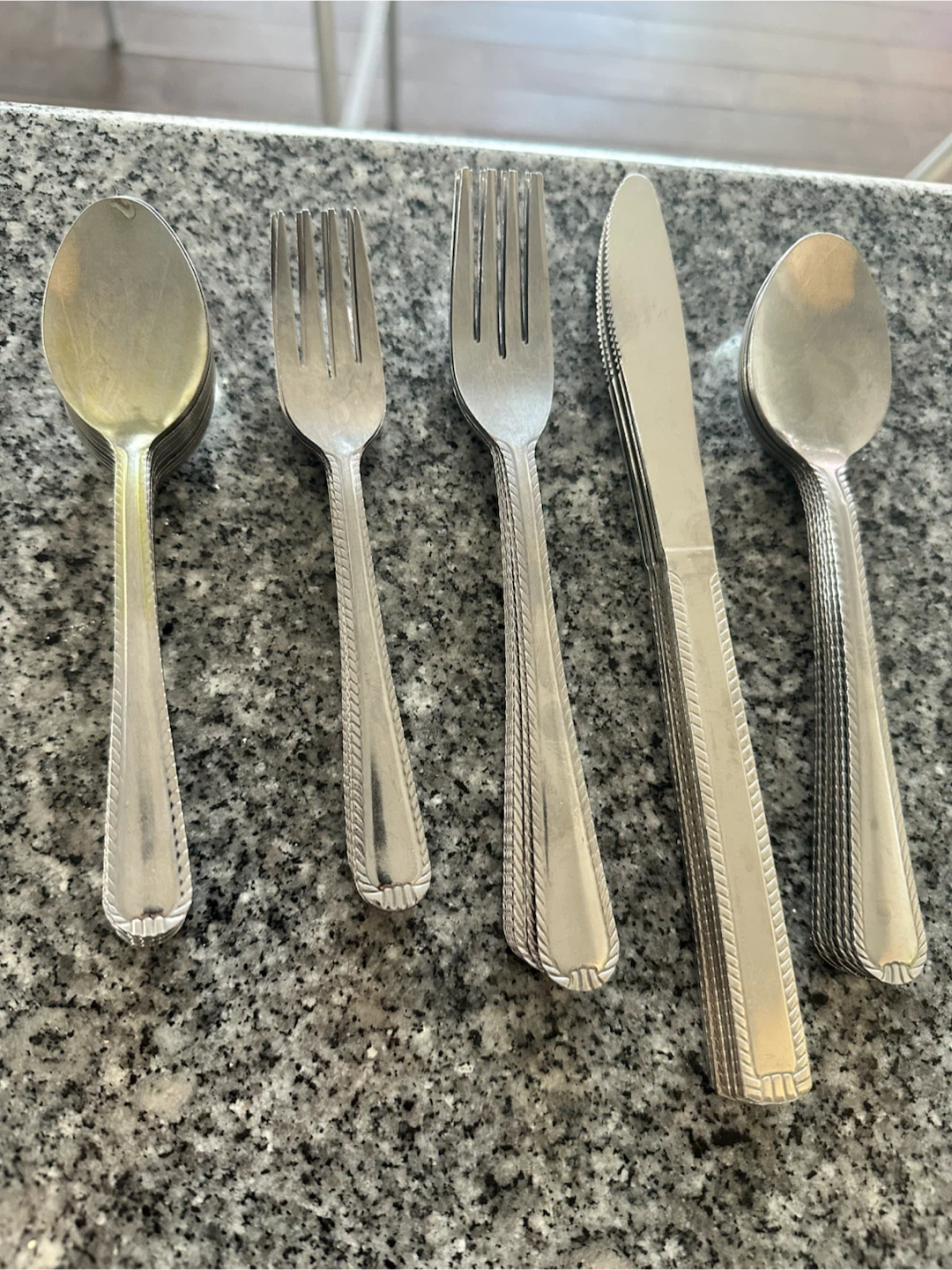 Stainless Steel Cutlery Set with Organizer