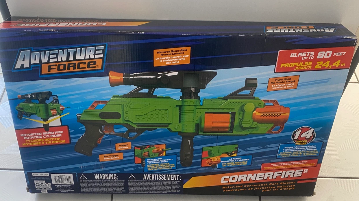 Adventure Force Cornerfire Motorized Dart Blaster Toy - photo 4