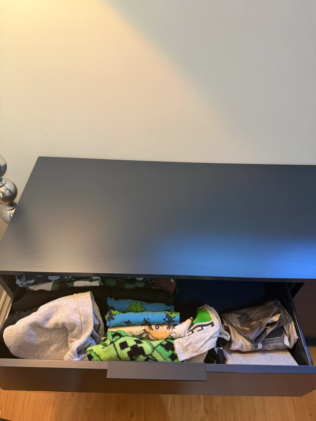 IKEA Navy blue very long  dresser with 4 drawers - photo 4