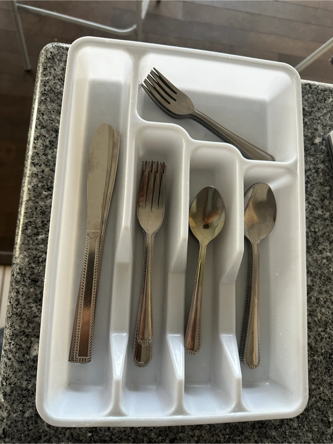 Stainless Steel Cutlery Set with Organizer - photo 2