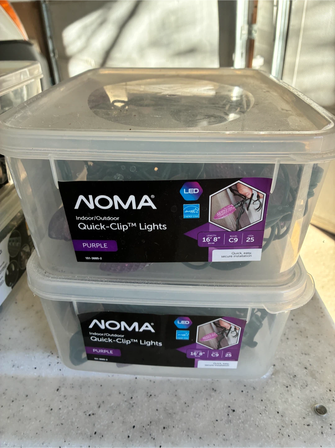 NOMA Quick-Clip LED Lights - Warm White and Purple - photo 3