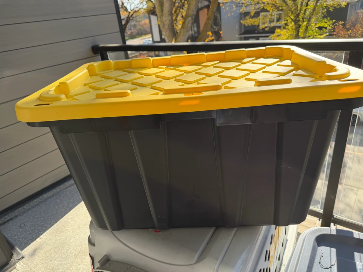 HDX 102L Tough Tote Storage Bin - photo 2