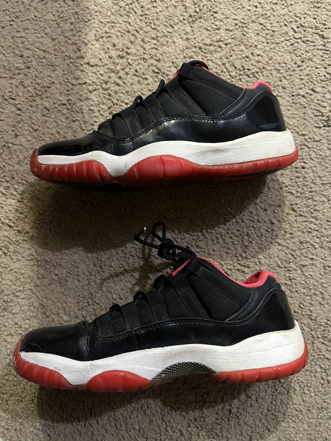 Air Jordan 11 Retro Low "Bred" – Size 7 – $20 - photo 3