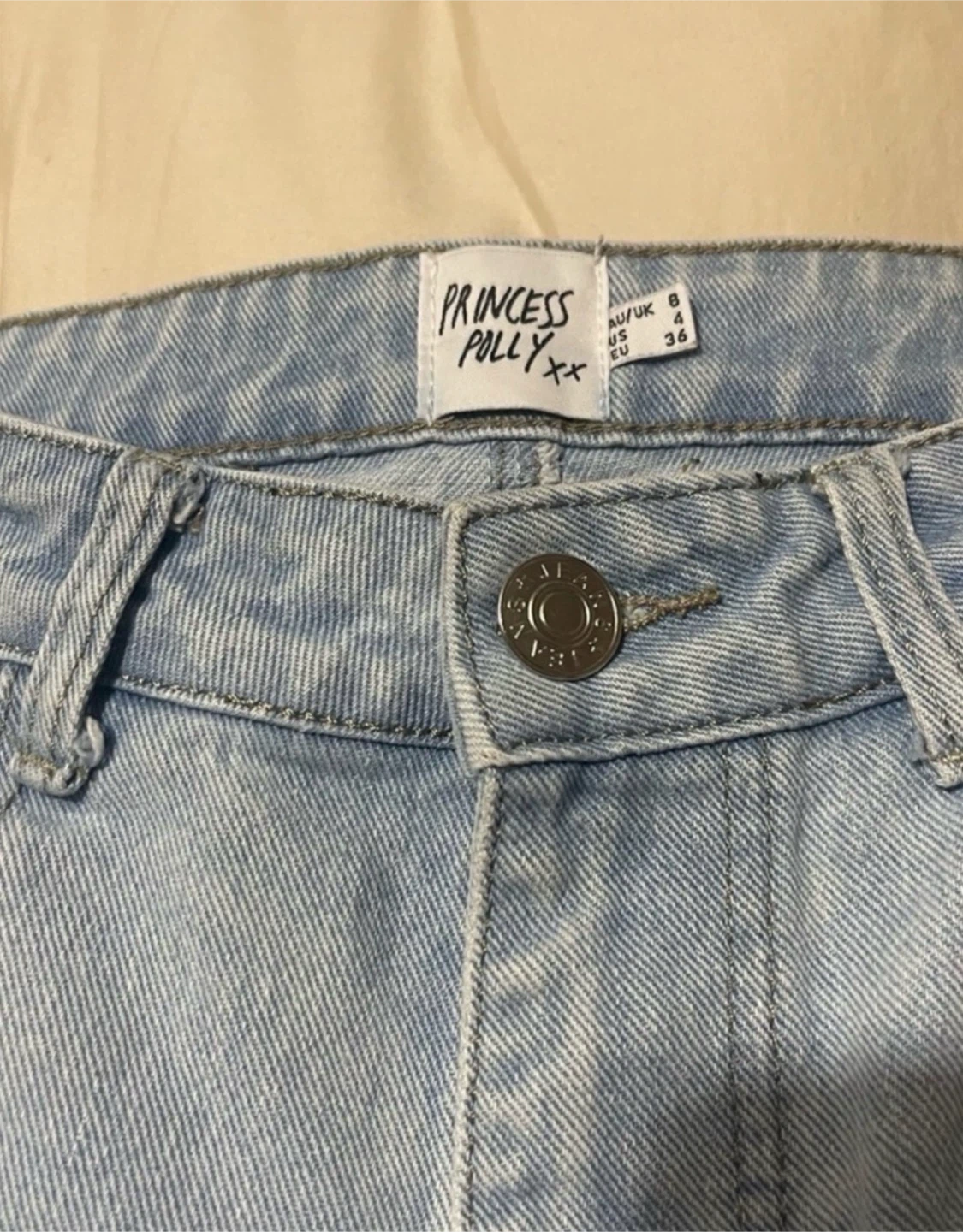 Princess Polly Lighter Wash Jeans - photo 5