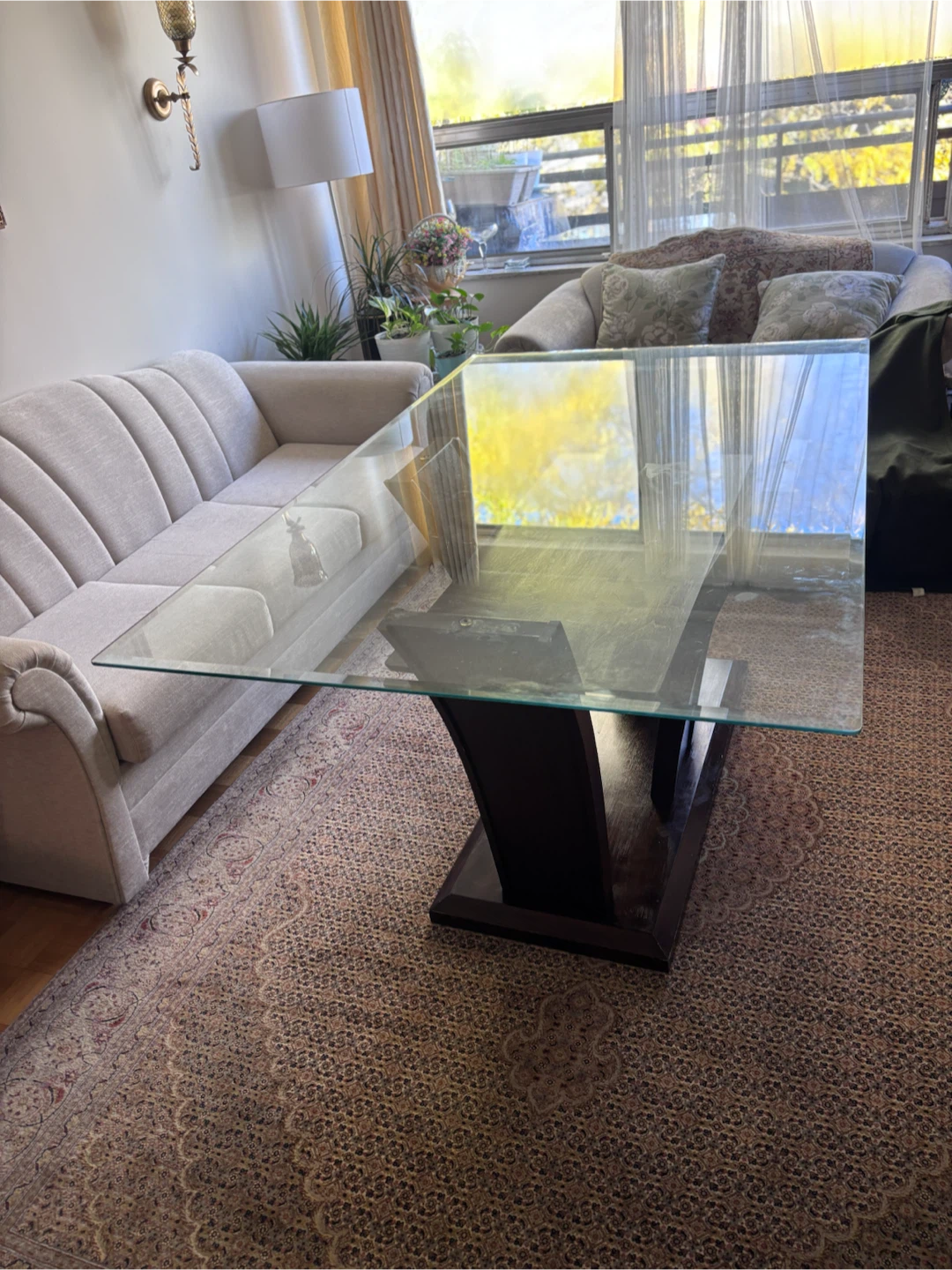 Modern Glass Top Dining Table - photo 3