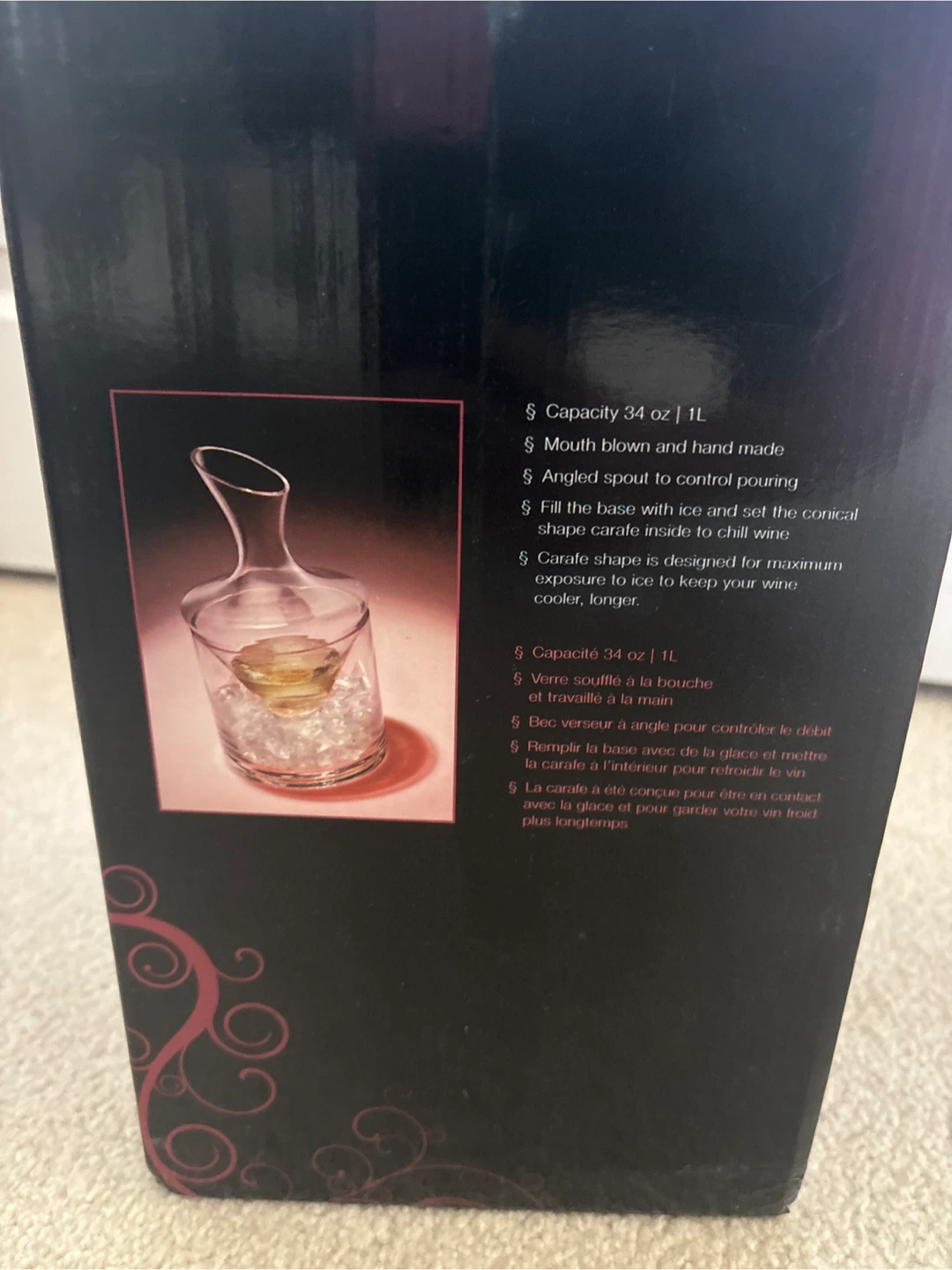 Trudeau Chill Wine Decanter - photo 3