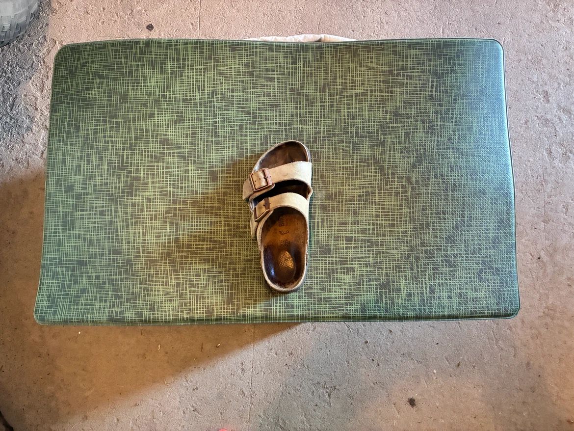Vintage Green Patterned Fatigue Mat - photo 2