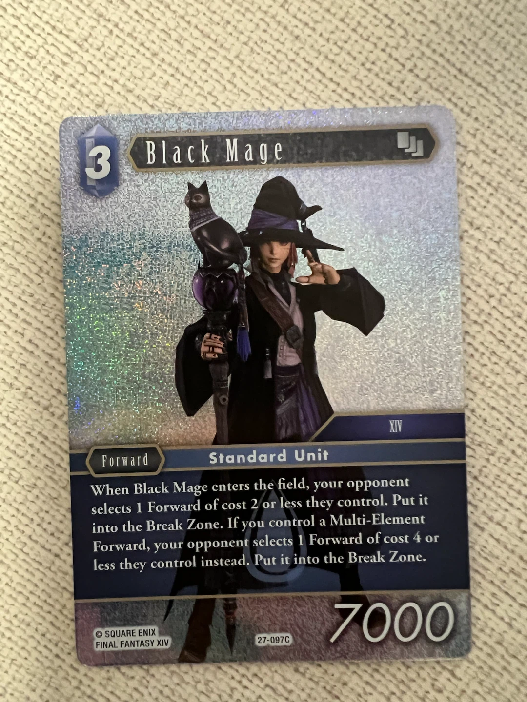 Final Fantasy TCG Black Mage 27-097C Card