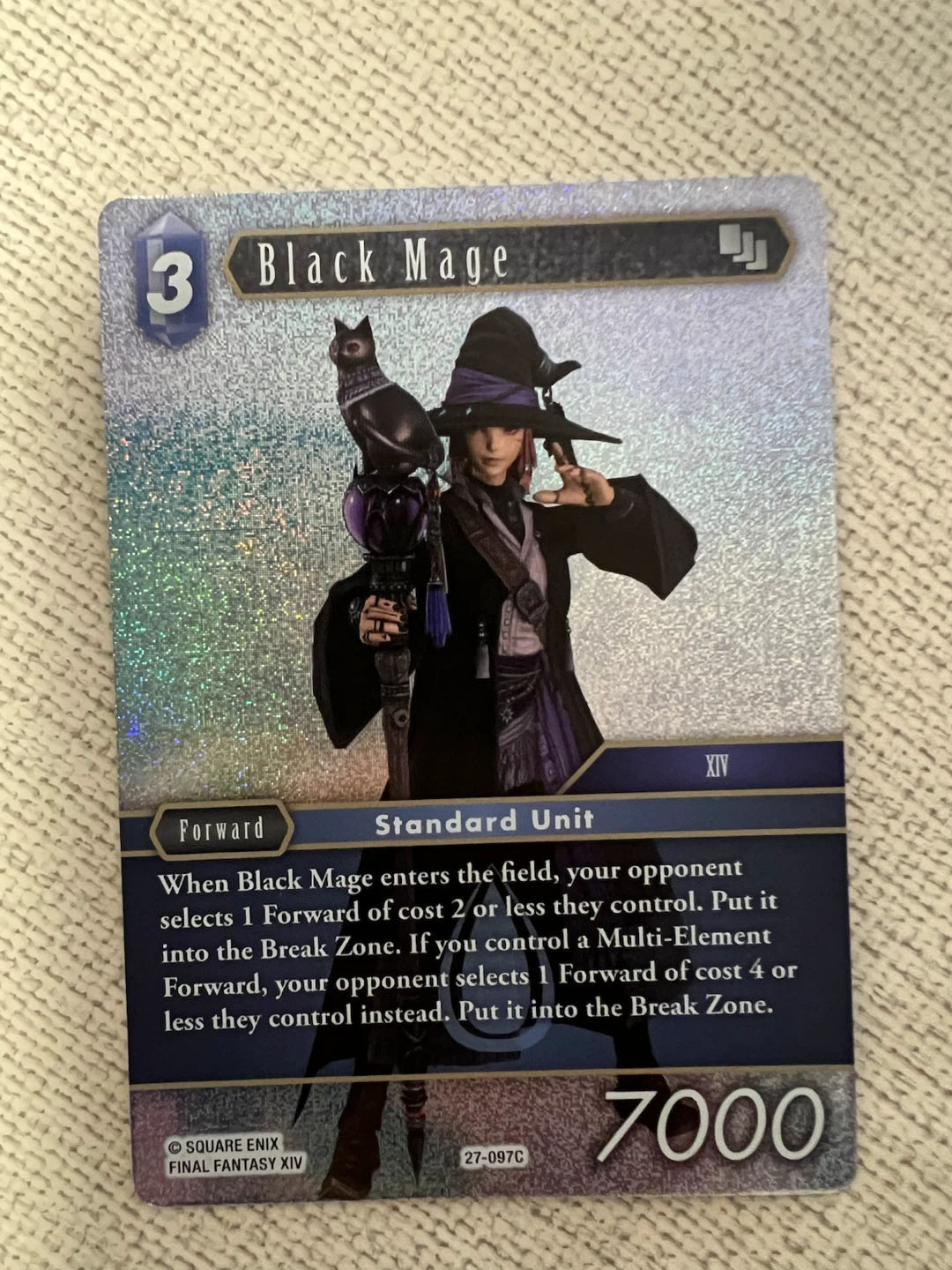 Final Fantasy TCG Black Mage 27-097C Card - photo 2