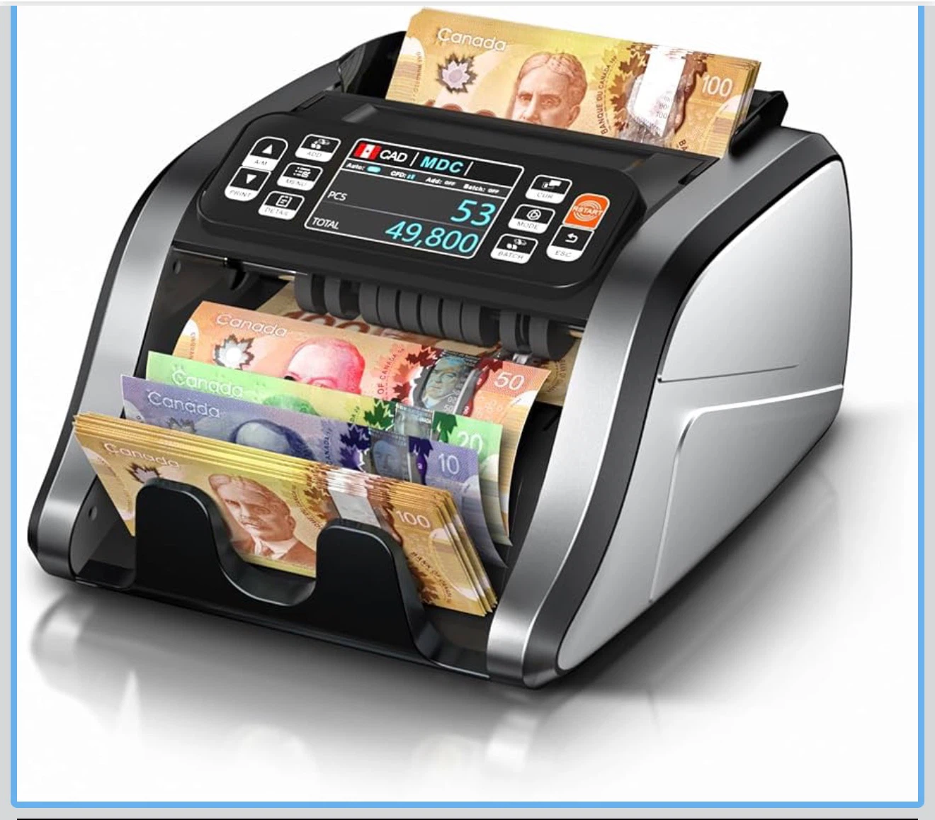 Aneken N60 Multi-Denominations Money Counter