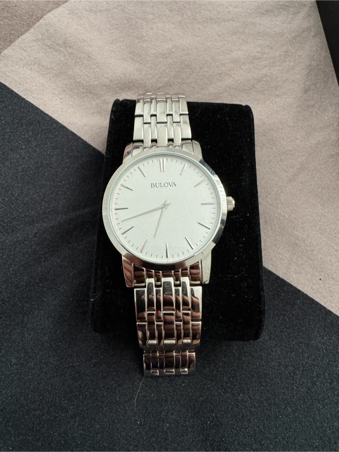Bulova White Dial Watch