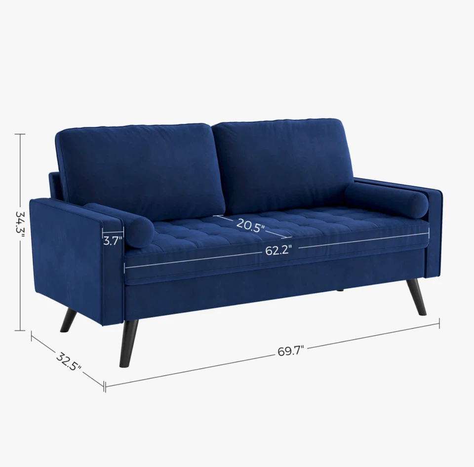 Navy blue couch - photo 2