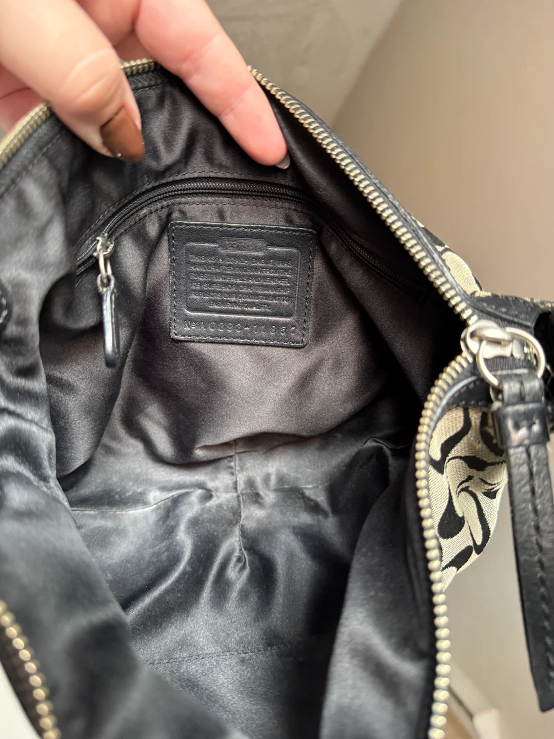 Coach Signature Monogram Soho Hobo Shoulder Bag - photo 4