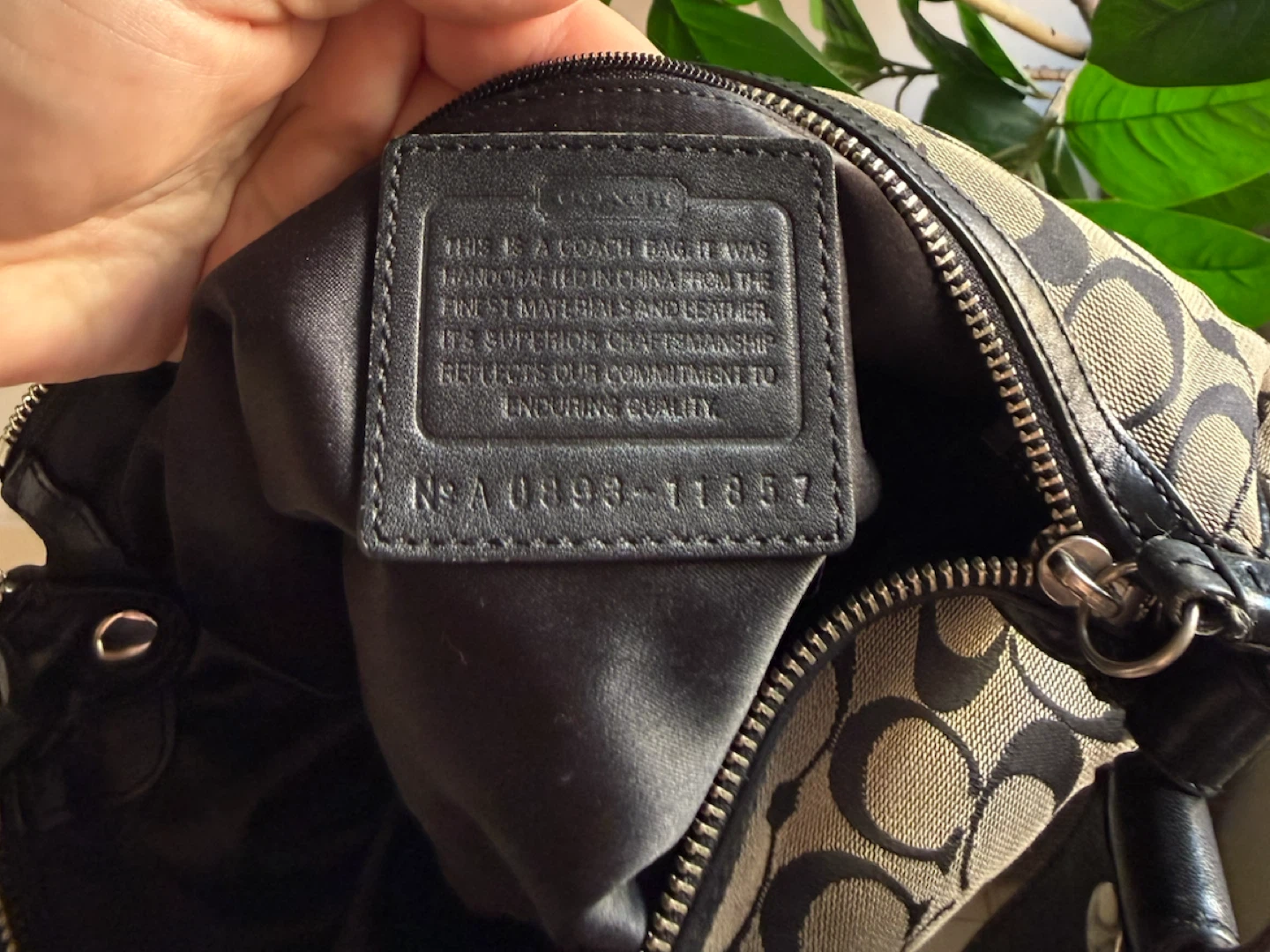 Coach Signature Monogram Soho Hobo Shoulder Bag - photo 3