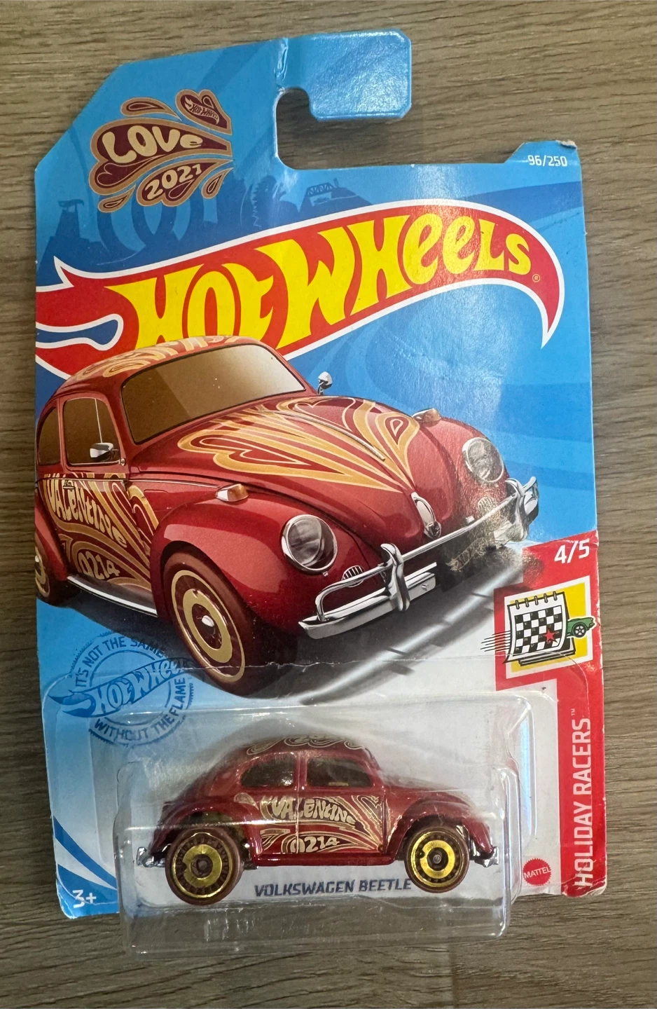Hot Wheels VW Beetle - 2021 Valentine’s Holiday Racers - Red