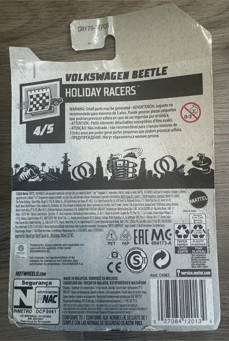 Hot Wheels VW Beetle - 2021 Valentine’s Holiday Racers - Red - photo 2