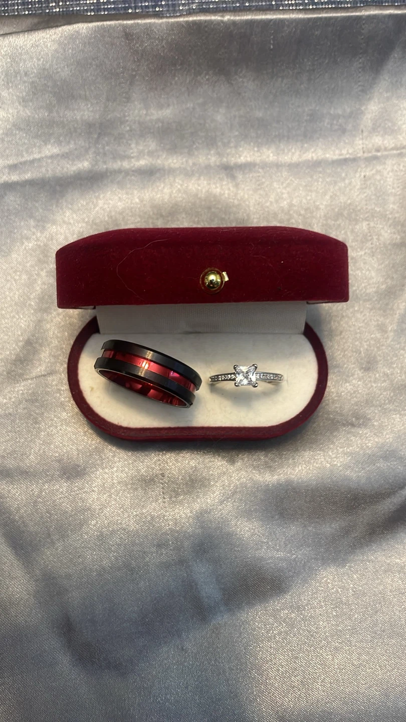 Two-piece ring set