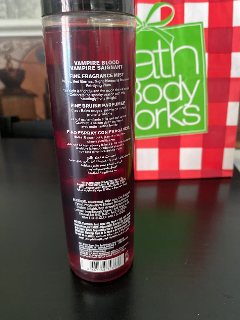 NEW! Bath & Body Works Vampire Blood Fine Fragrance Mist - photo 4