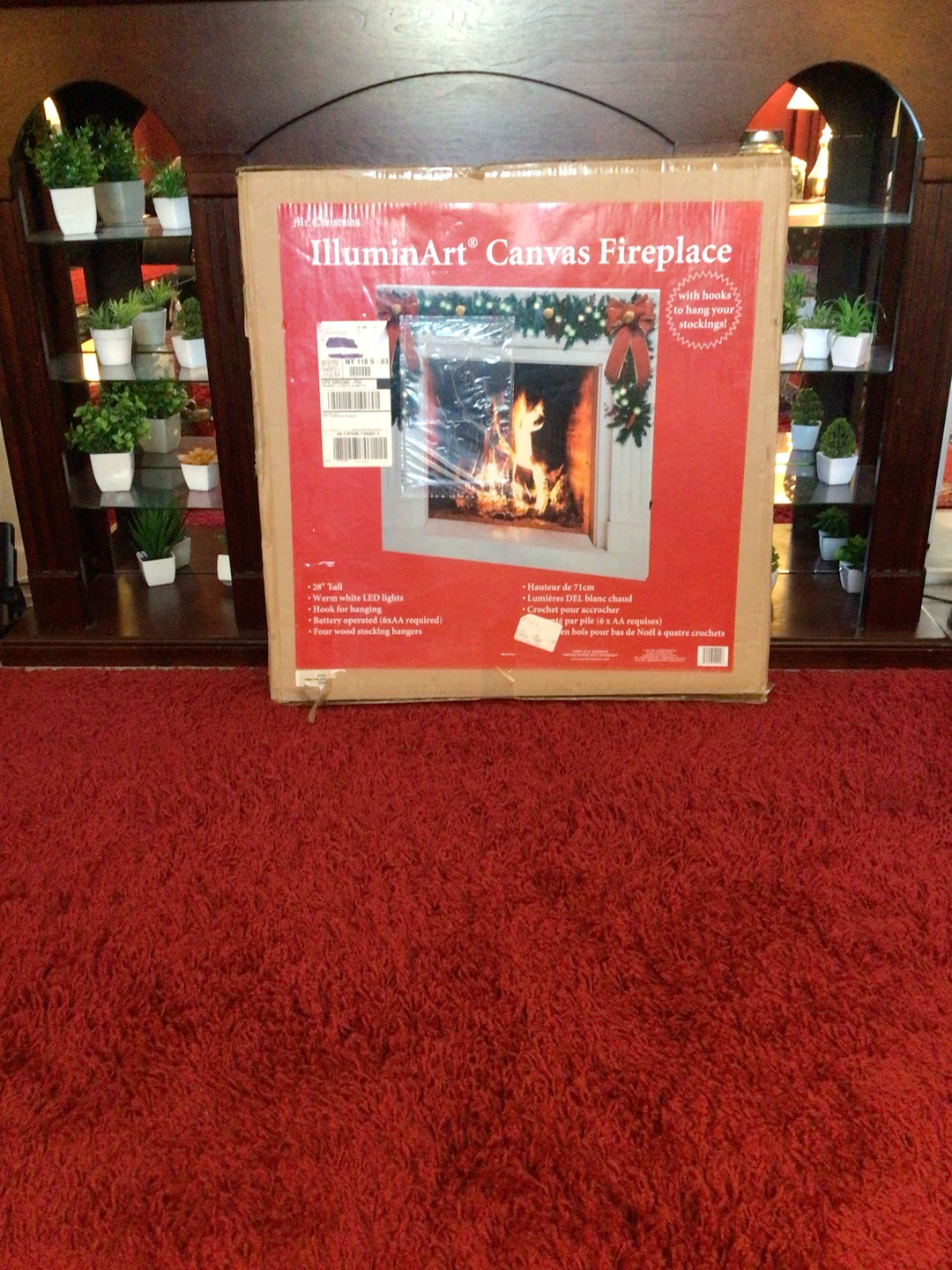 Mr. Christmas IlluminArt Canvas Fireplace