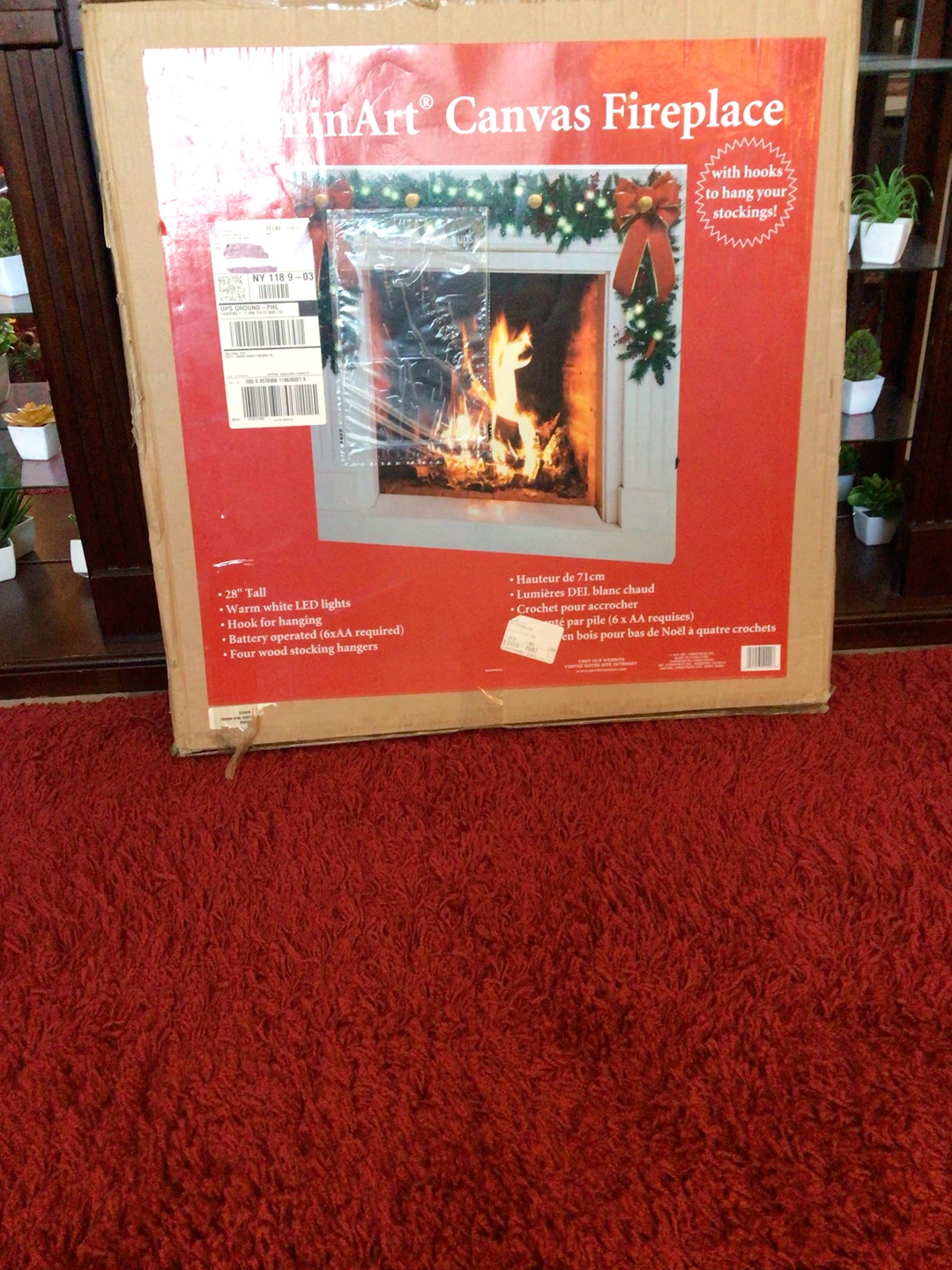 Mr. Christmas IlluminArt Canvas Fireplace - photo 2