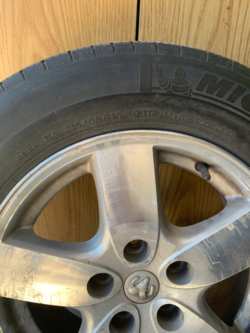 Set of 4 Michelin Harmony Tires and Spare - photo 4