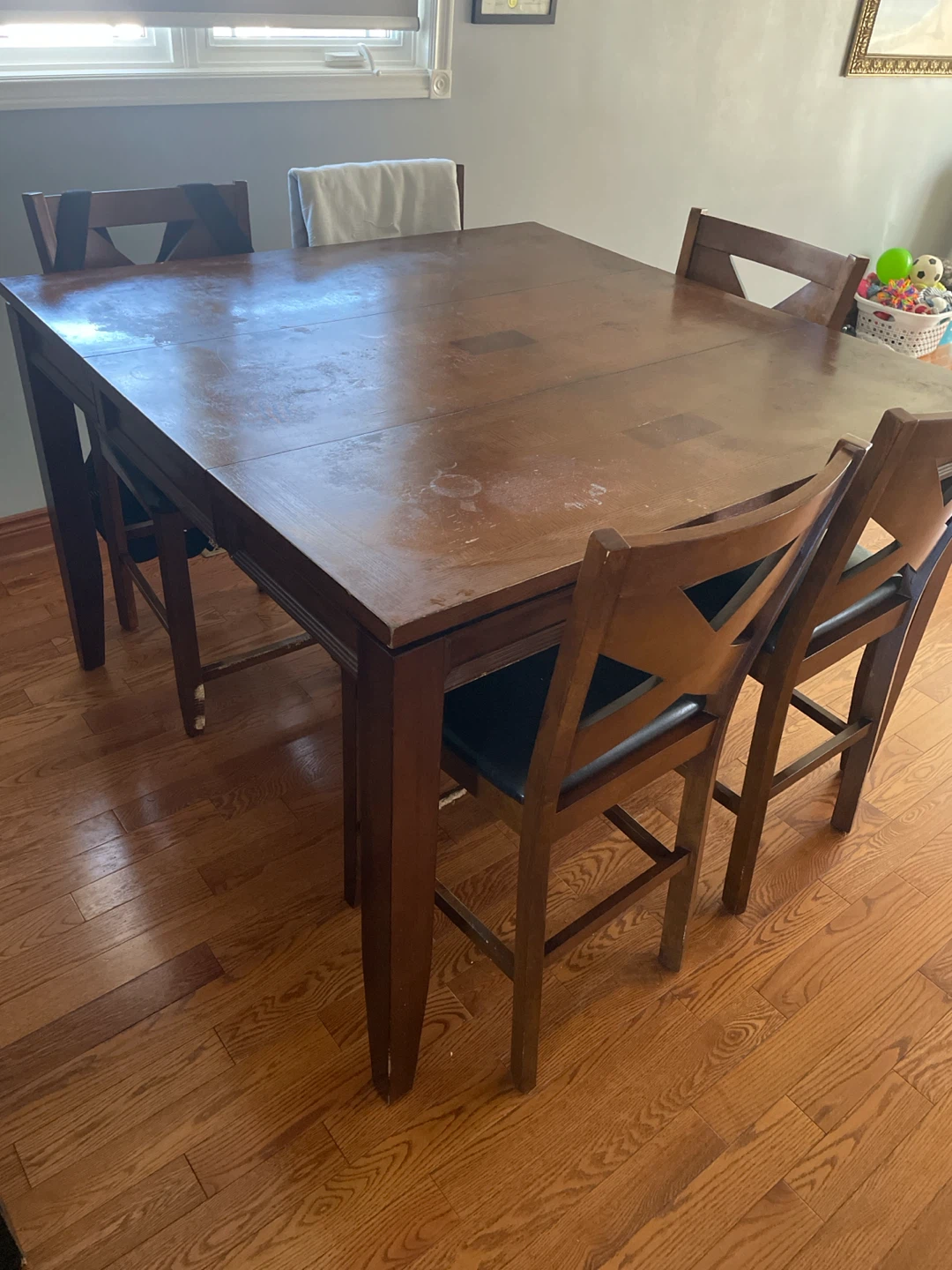 Wooden Dining Table and Chairs Set